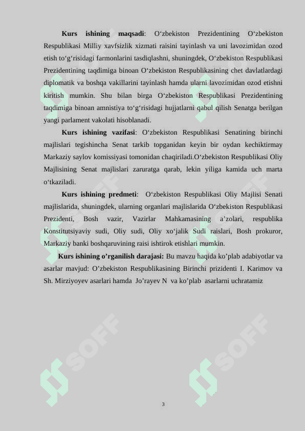 O‘zbekiston Respublikasi Oliy Majlisining shakllantirilishi 3