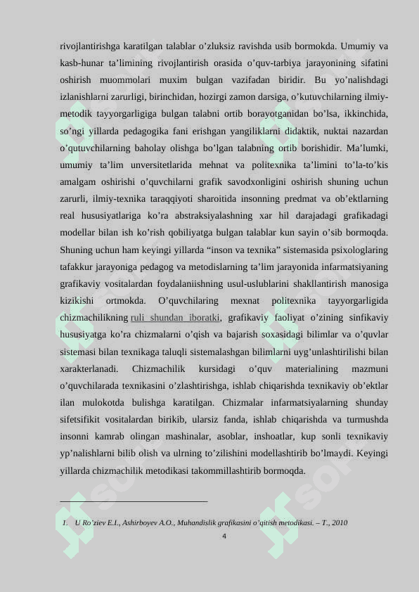 O’QUVCHILARDA GRAFIK TUSHUNCHALARNI SHAKILLANTIRISH USULLARI 4