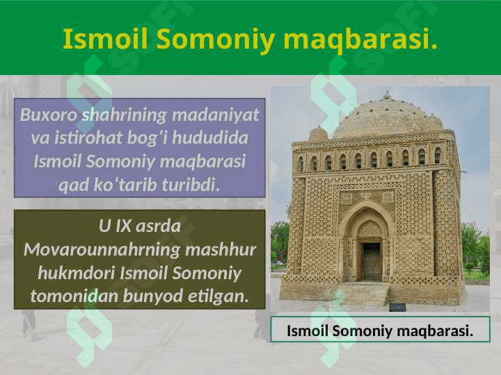 O‘zbekistonning  tarixiy obidalari 2
