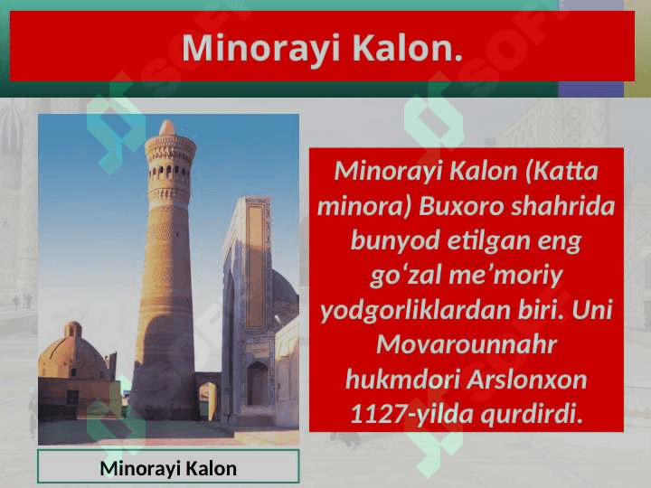 O‘zbekistonning  tarixiy obidalari 3