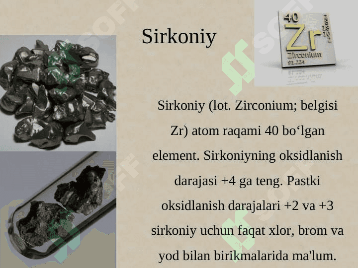 Davriy sistemaning IV B-guruh elementlari 8