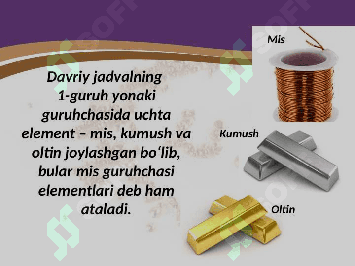 DAVRIY SISTEMANING  I B GURUH ELEMENTLARI 3