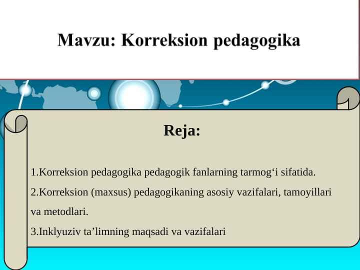 Korreksion pedagogika 1