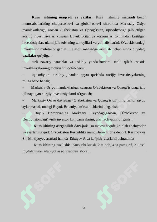 O’ZBEKISTONNING MARKAZIY OSIYO DAVLATLARI BILAN O`ZARO HAMKORLIGI vvv 3