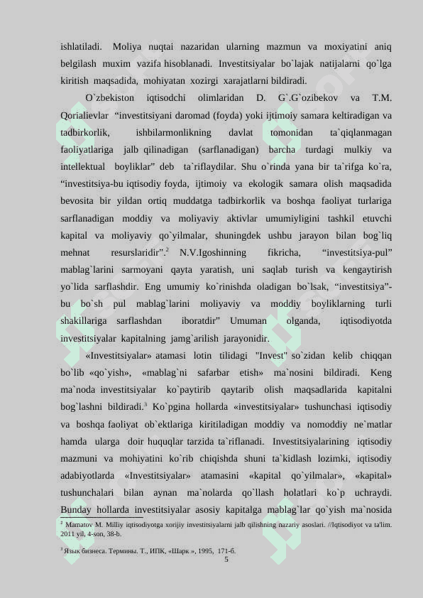 O’ZBEKISTONNING MARKAZIY OSIYO DAVLATLARI BILAN O`ZARO HAMKORLIGI vvv 5