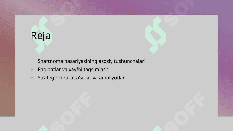 Shartnoma nazariyasi 2
