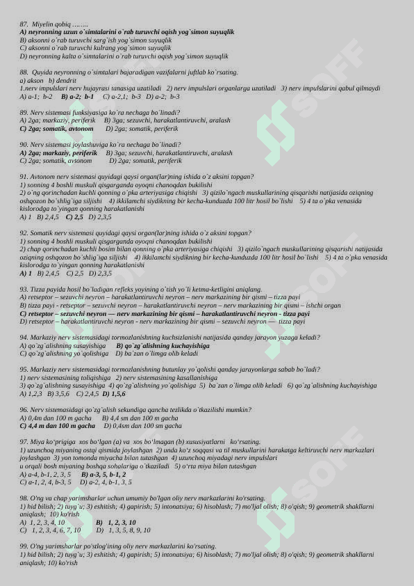 Biologiya DTM 1000 talik javobi 8