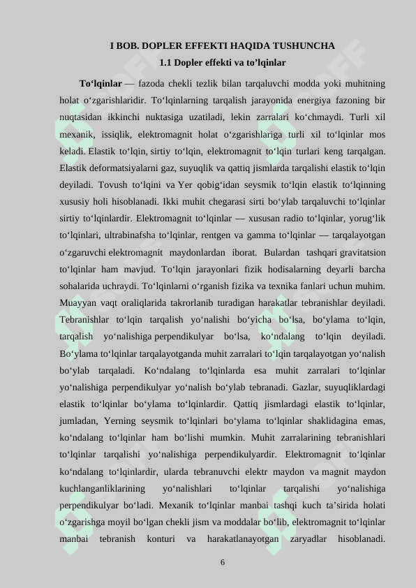 OPTIKADA DOPLER EFFEKTI VA UNING QO'LLANILISHI 5