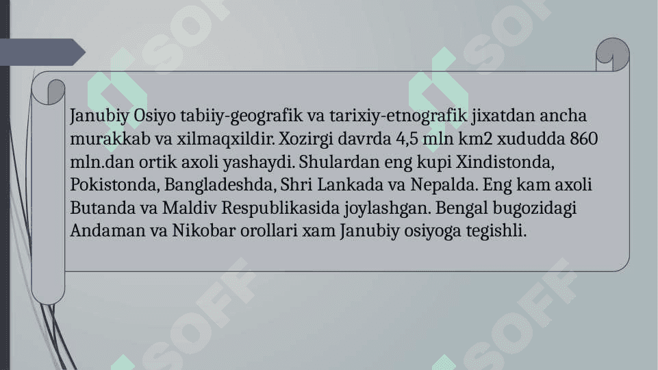 JANUBIY VA G'ARBIY OSIYO XALQLARI DINIY E'TIQODLARI 2
