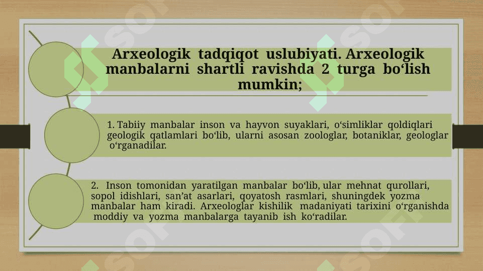 ARXEOLOGIK TADQIQOT USLUBIYATI 2