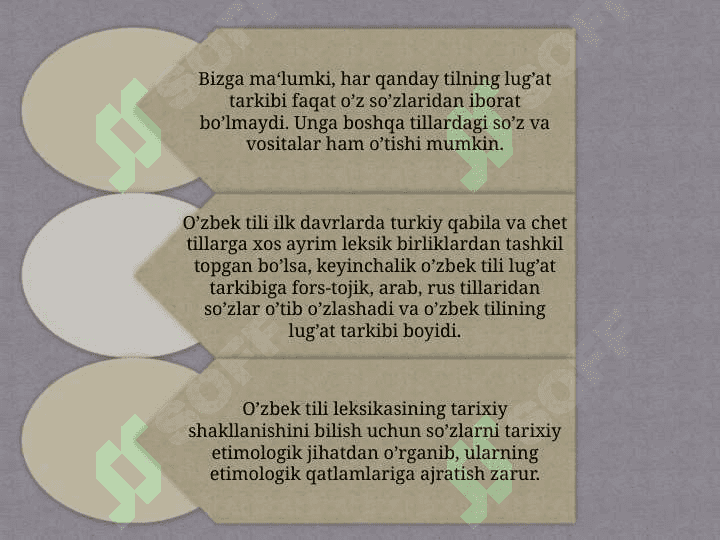 O'zbek tili va leksik qatlam 3