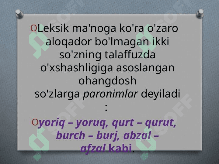 Paronimlar 3