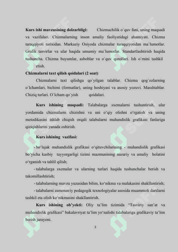 O'QUVCHILARGA CHIZMALARDA QOPLANISH BELGILARI VA MATERIALLAR XUSUSIYATLARINING KO’RSATKICHLARINI QO’YISHNI O’RGATISH 3