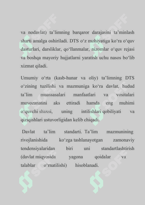 Davlat ta’lim standarti boshlang‘ich ta’limning mohiyati va mazmuni 2