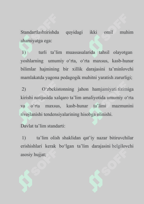 Davlat ta’lim standarti boshlang‘ich ta’limning mohiyati va mazmuni 3