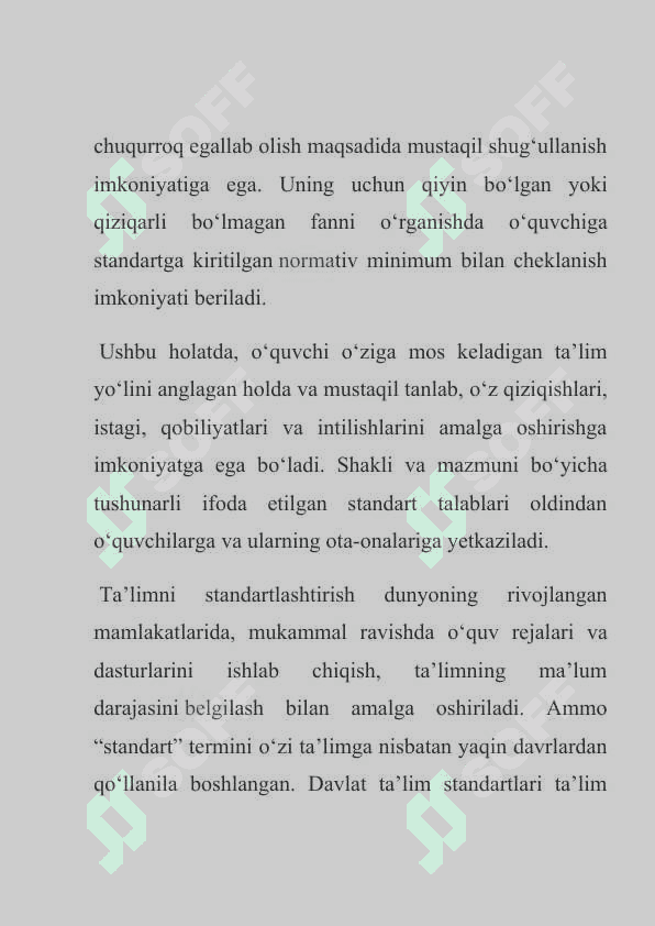 Davlat ta’lim standarti boshlang‘ich ta’limning mohiyati va mazmuni 5