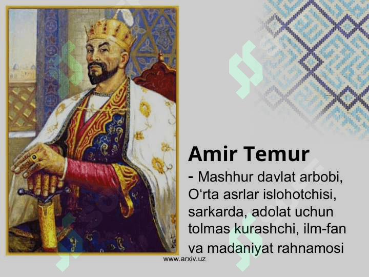 Amir Temur-buyuk siymoSI 2