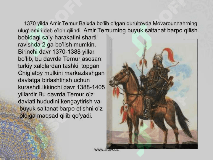 Amir Temur-buyuk siymoSI 5