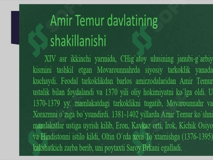 Amir Temurning zamondoshlari nazaridagi tarixshunosligi 3