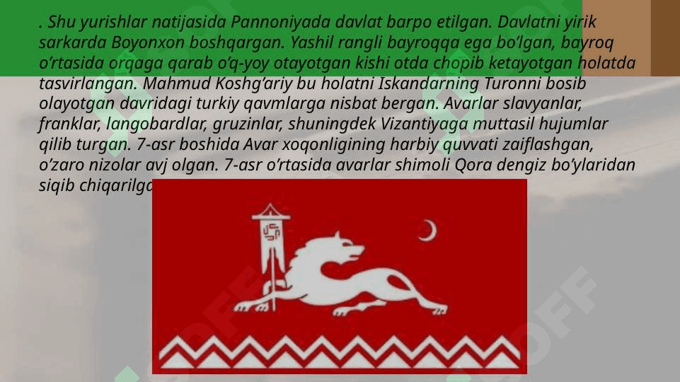 Avarlar imperiyasining yuksalish davri 7