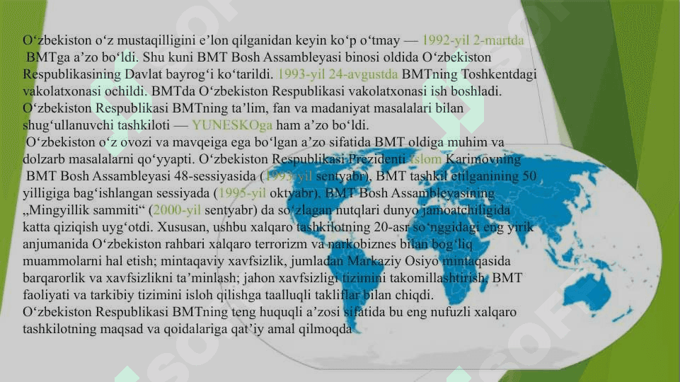 BMT Bosh assambleyasini vakolatlari va funksiyalari 4