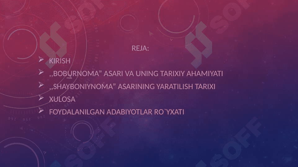 Boburnoma va Shayboniynoma asarlarining tarixiy manba sifatidagi o’rni 2