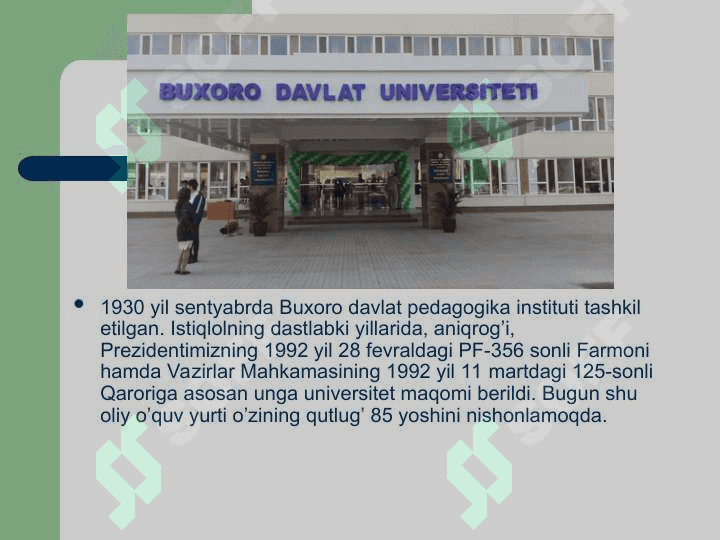 Buxoro davlat universiteti 2