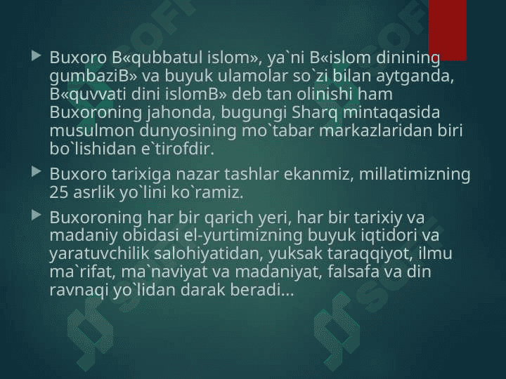 Buxoro va Xiva shahrining 2500 yilligi 5