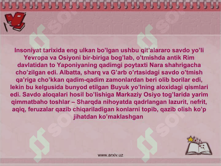 Buyuk ipak yo’li 2
