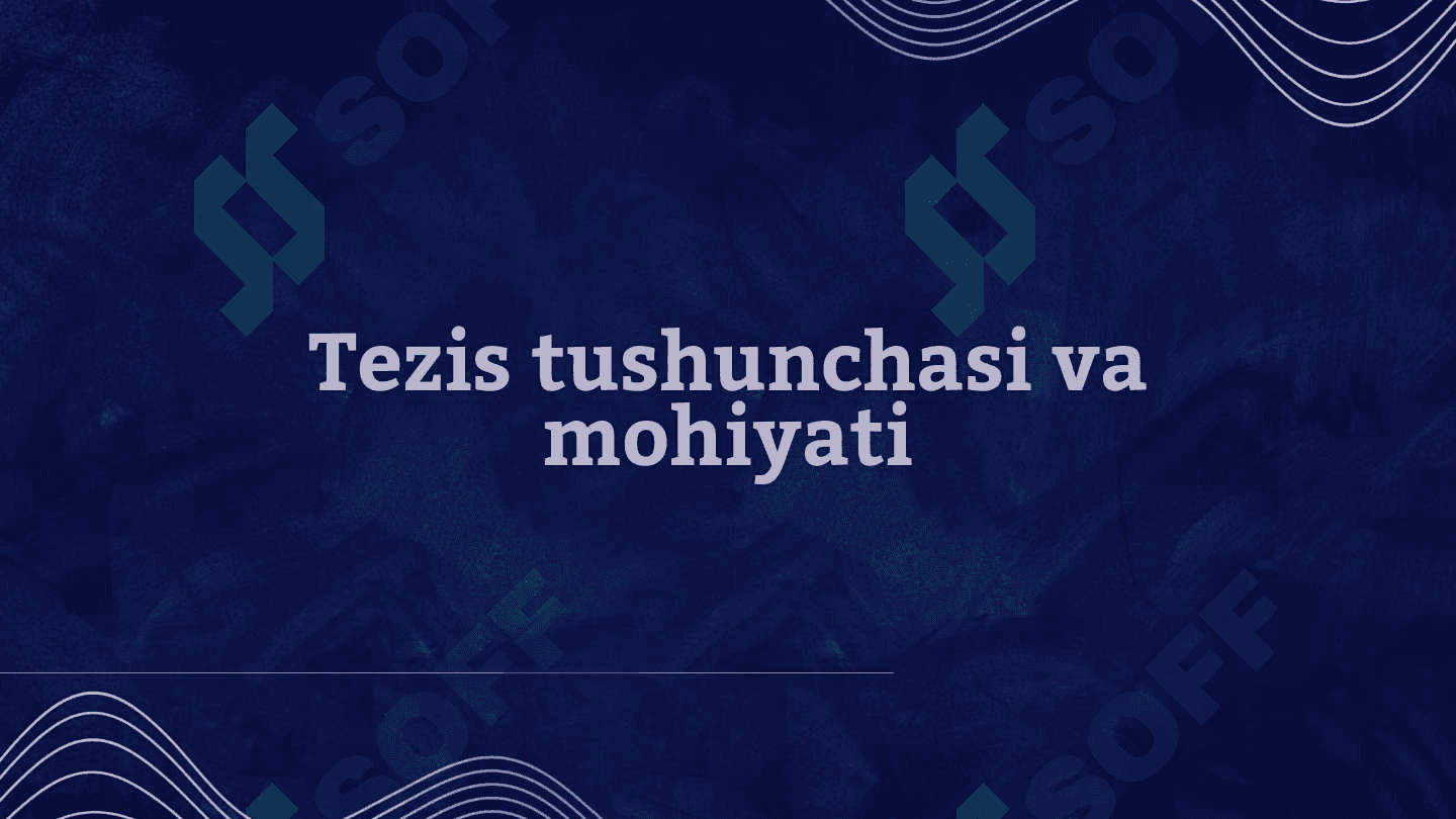 Ilmiy tezis yozish va tayyorlash tartibi 3