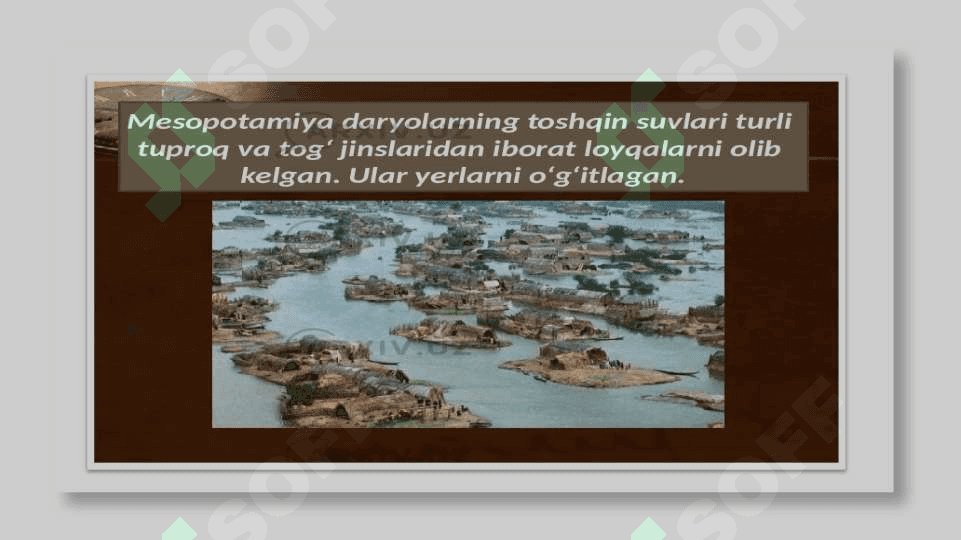Mesopatamiya sivilizatsiyasining o’ziga xos xususiyatlari 7