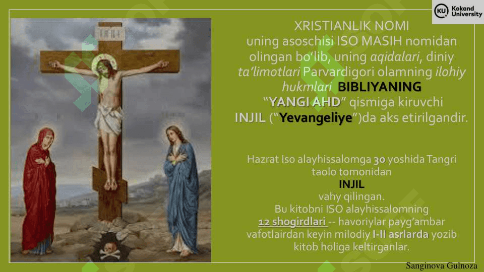 XRISTIANLIK DINI 5
