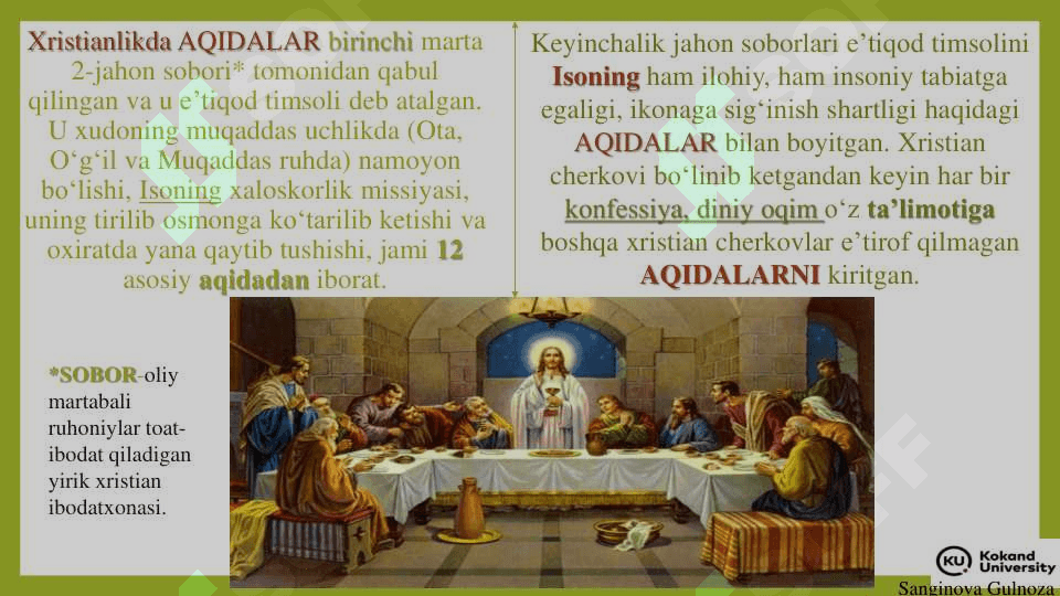 XRISTIANLIK DINI 8