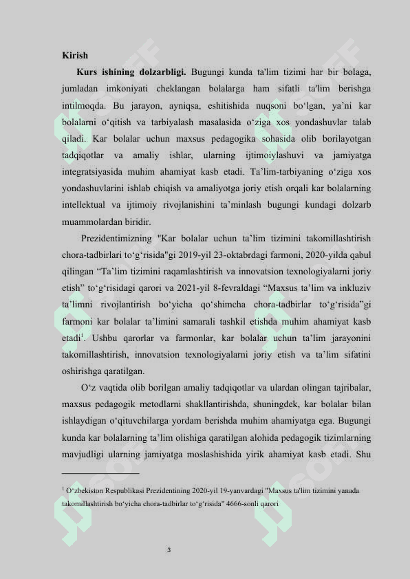 Kar bolalar maktabida o‘qitish metodlari 3