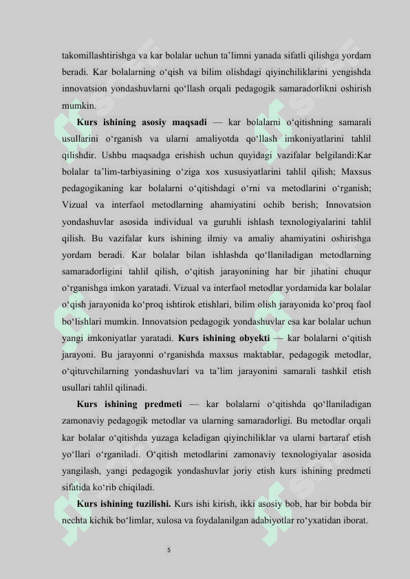 Kar bolalar maktabida o‘qitish metodlari 5
