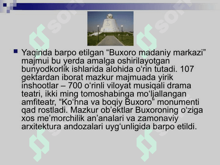 MUSTAQILIK YILLARIDA BUXORO 6