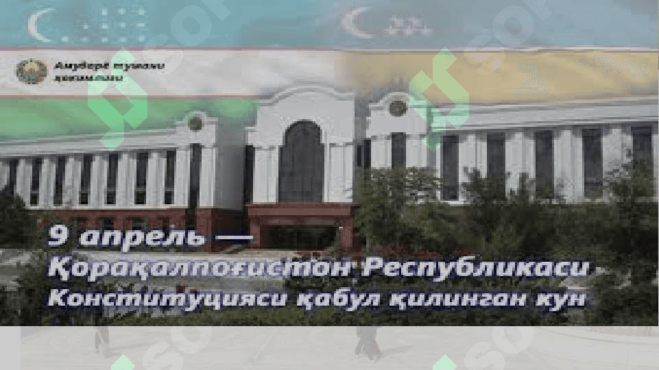 Mustaqillik yillarida Qoraqalpog’iston Respublikasi 3
