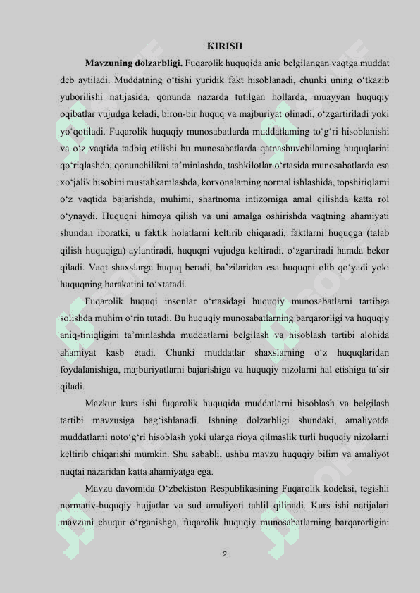Muddatlarni hisoblash. Muddatlarni belgilash 2