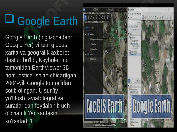 Google Earth haqida umumiy tushuncha 2