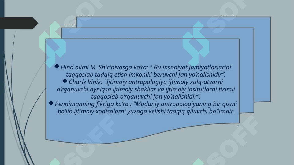 Ijtimoiy antropologiya predmeti va metodlari 8