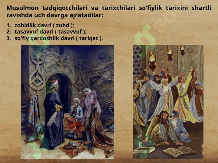 IX-XII asrlarda islom dini vatassavuf Tariqatlari. me’morchilik va sa’nat 3