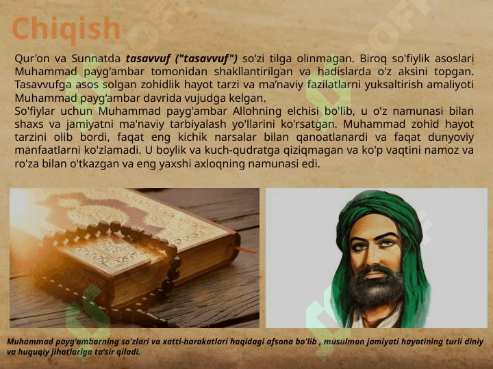 IX-XII asrlarda islom dini vatassavuf Tariqatlari. me’morchilik va sa’nat 6
