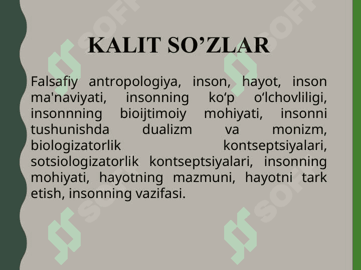 Inson falsafasi (Falsafiy antropologiya) 3