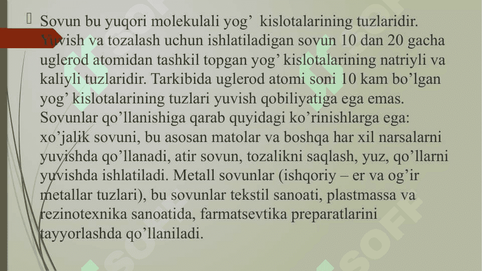 Yuvish vositalari ishlab chiqarish texnalogiyasi 3
