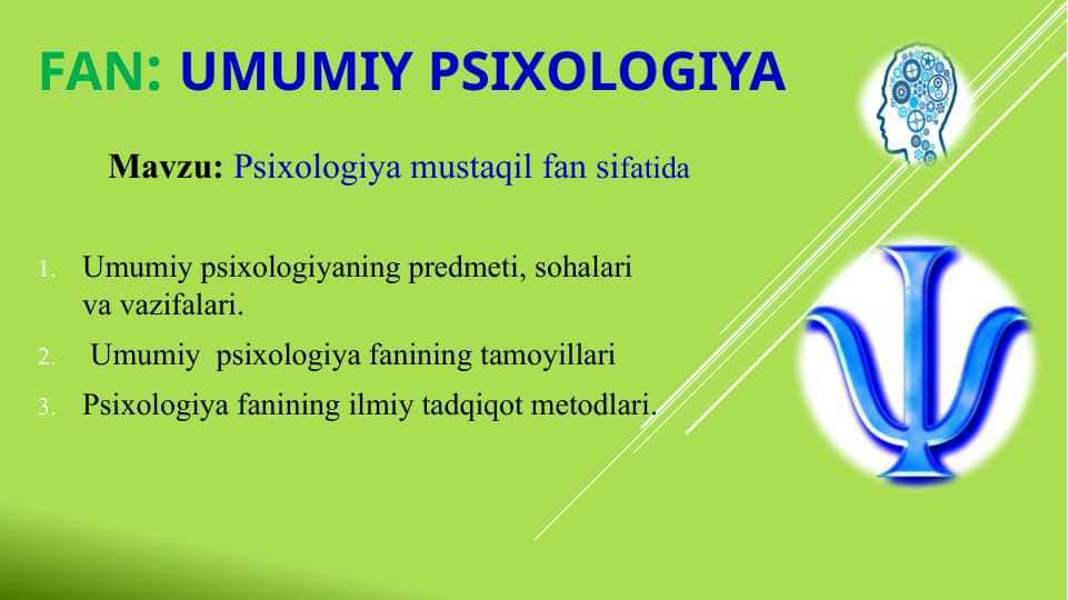Psixologiya mustaqil fan sifatida