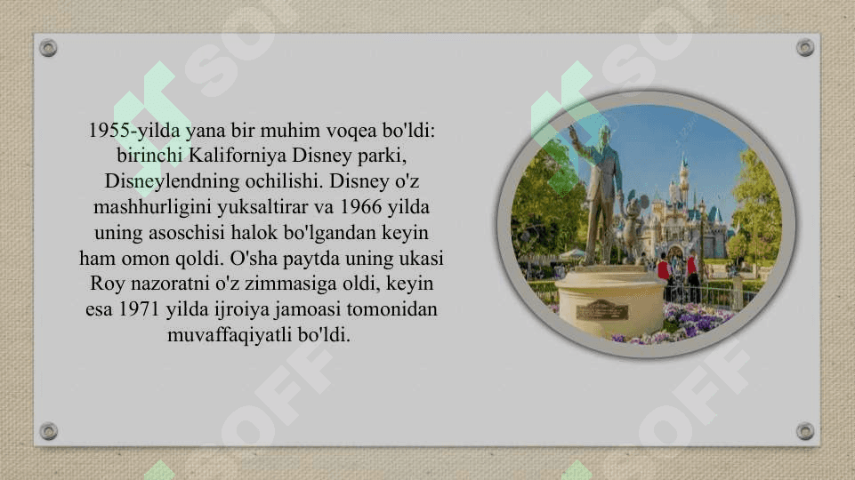 Uolt Disney kompaniyasi 6