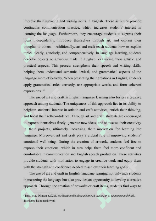 Teaching English through art and craft activities 8