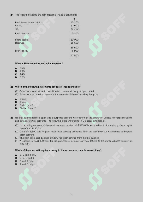 Financial accounting F 3 8