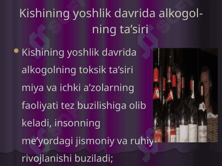 Spirtli ichimliklarni inson organizmiga ta`siri 3