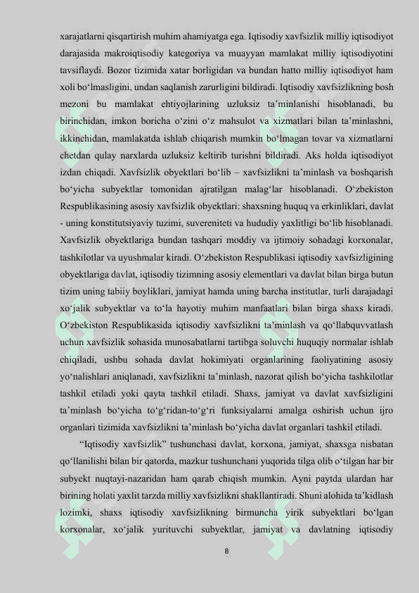 Shaxsning erkinliklari va iqtisodiy mustaqilligi 7